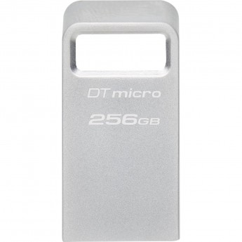Флеш-накопитель KINGSTON 256GB DataTraveler Micro 200MB/s Metal USB 3.2 Gen 1