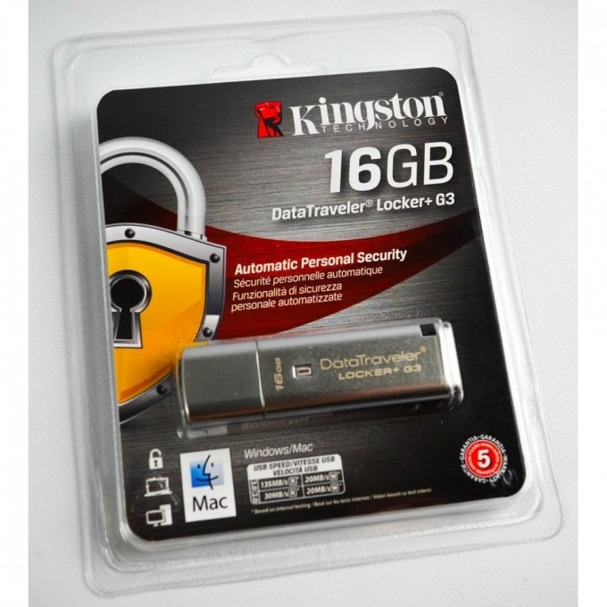 Флешка KINGSTON 16GB DataTraveler Locker 318119