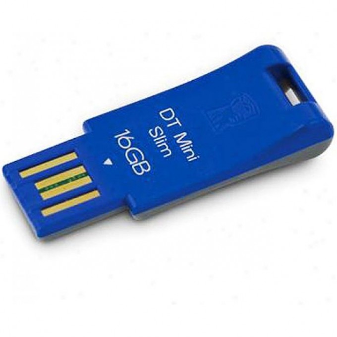 Флешка KINGSTON 16GB Pen Drives USB MiniSlim DTMSB-16GB 292189