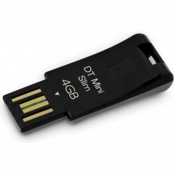 Флешка KINGSTON 4GB Pen Drives USB MiniSlim DTMS-4GB