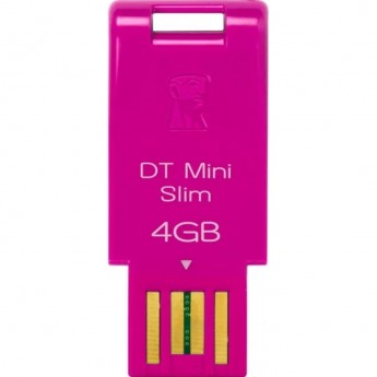 Флешка KINGSTON 4GB Pen Drives USB MiniSlim DTMSB-4GB