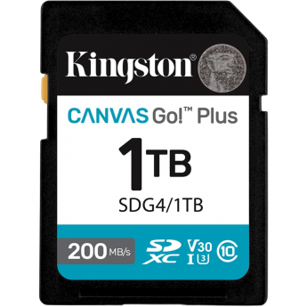Карта памяти 1Tb SD KINGSTON CANVAS GO! PLUS (SDG4/1TB)