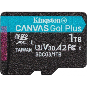 Карта памяти 1Tb MicroSD KINGSTON CANVAS GO! PLUS (SDCG3/1TBSP)