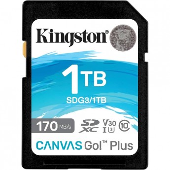 Карта памяти 1Tb SD KINGSTON CANVAS GO! PLUS (SDG3/1TB)