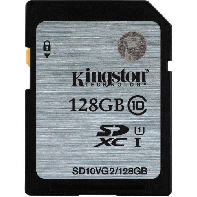 Карта памяти KINGSTON 128GB SD10VG2-128GB 499549