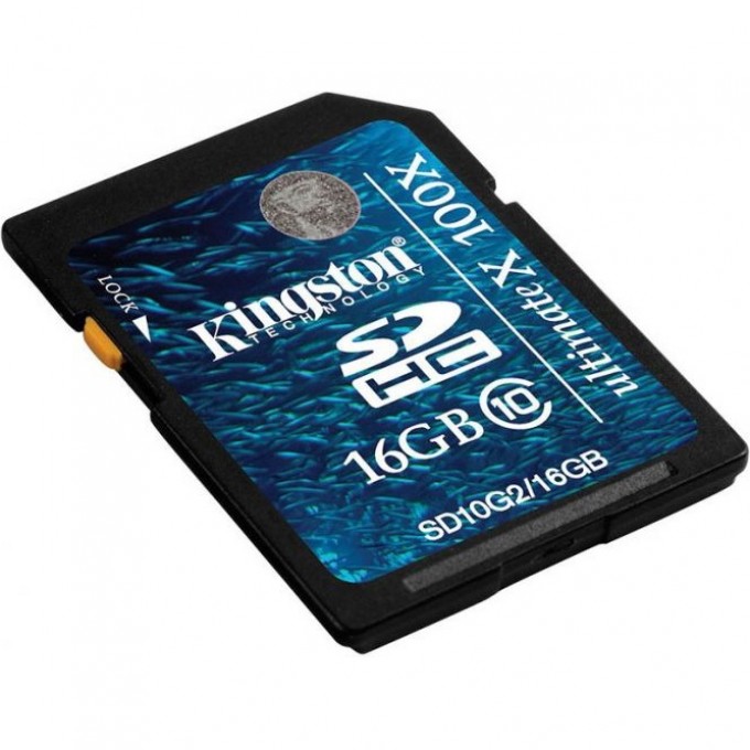 Карта памяти KINGSTON 16GB SD10G3-16GB 410382