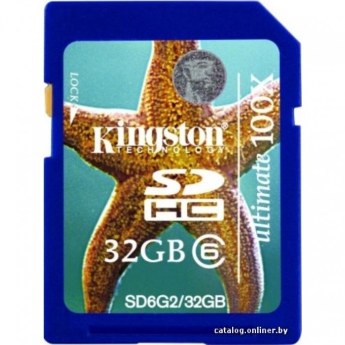 Карта памяти KINGSTON 16GB SD6G2-16GB 350191