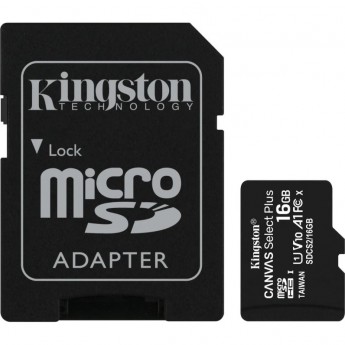 Карта памяти KINGSTON 16GB SDCS2-16GB-3P1A