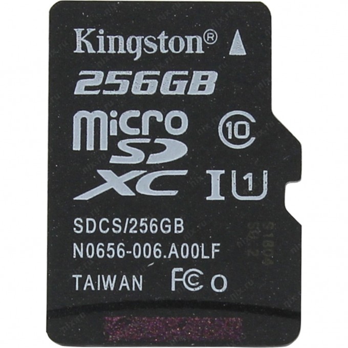 Карта памяти KINGSTON 256GB SDCS-256GBSP 597918