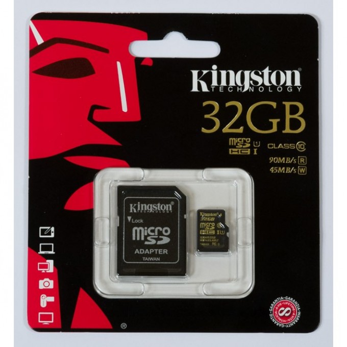 Карта памяти KINGSTON 32GB SDCG-32GB 542699