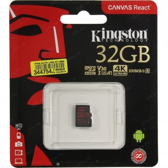 Карта памяти KINGSTON 32GB SDCR-32GBSP