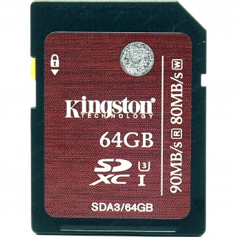 Карта памяти KINGSTON 64GB SDA3-64GB