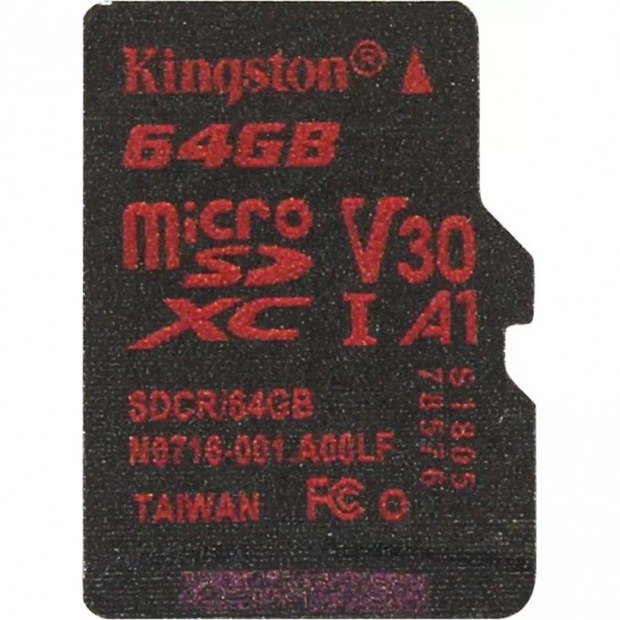 Карта памяти KINGSTON 64GB SDCR-64GB 598874