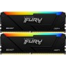 Оперативная память 16Gb DDR4 2666MHz KINGSTON FURY BEAST RGB () (2x8Gb KIT) KF426C16BB2AK2/16