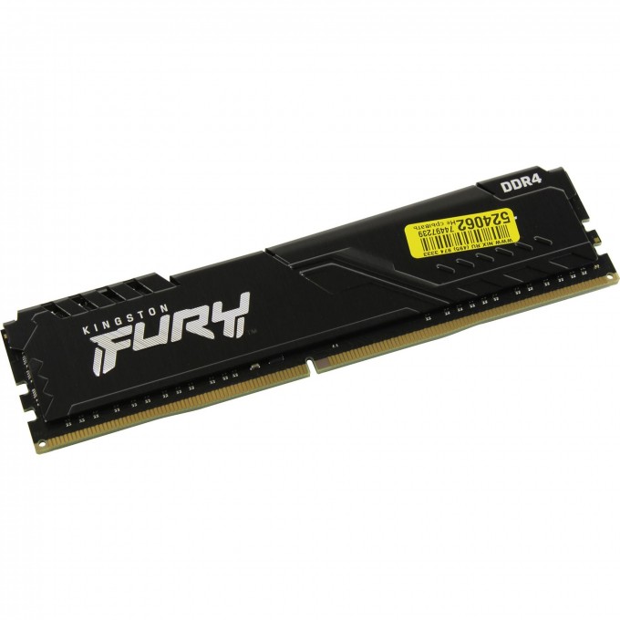 Оперативная память 16Gb DDR4 3200MHz KINGSTON FURY BEAST BLACK () KF432C16BB1/16