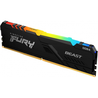 Оперативная память 16Gb DDR4 3200MHz KINGSTON FURY BEAST RGB (KF432C16BB12A/16)