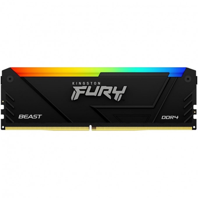 Оперативная память 16Gb DDR4 3733MHz KINGSTON FURY BEAST RGB () KF437C19BB12A/16