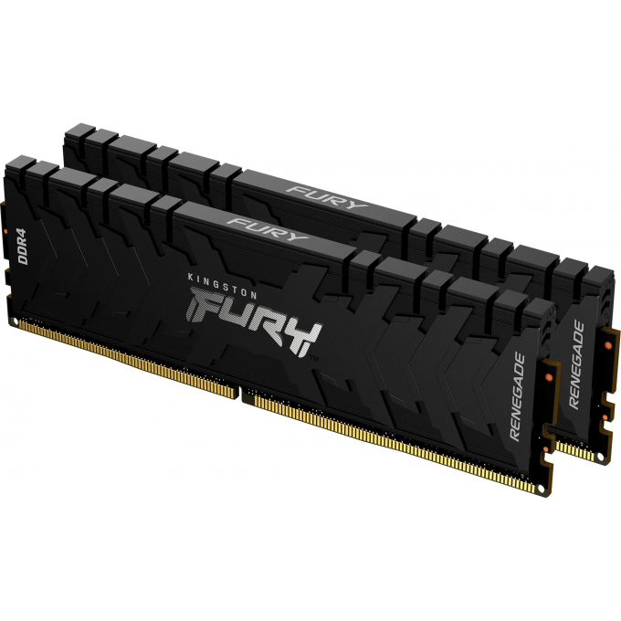 Оперативная память 16Gb DDR4 4800MHz KINGSTON FURY RENEGADE BLACK () (2x8Gb KIT) KF448C19RB2K2/16