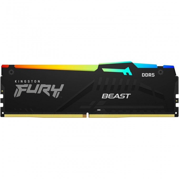 Оперативная память 16Gb DDR5 4800MHz KINGSTON FURY BEAST RGB () KF548C38BBA-16