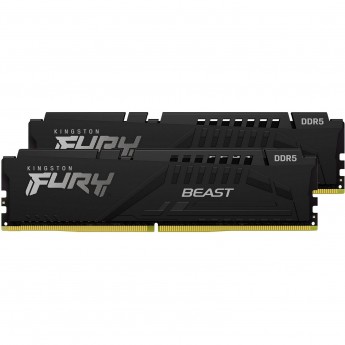 Оперативная память 16Gb DDR5 5200MHz KINGSTON FURY BEAST (KF552C36BBEK2-16) (2x8Gb KIT)