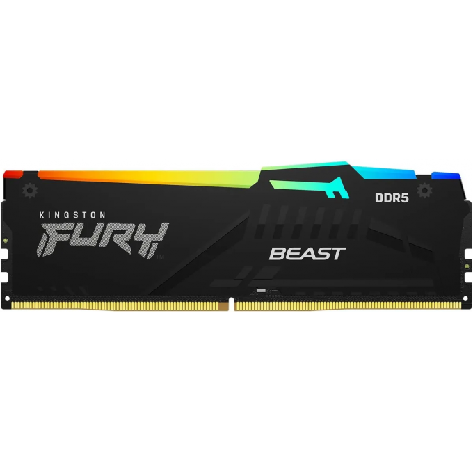 Оперативная память 16Gb DDR5 5600MHz KINGSTON FURY BEAST RGB EXPO () KF556C36BBEA-16