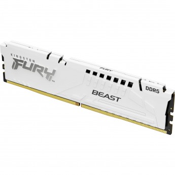 Оперативная память 16Gb DDR5 6000MHz KINGSTON FURY BEAST WHITE (KF560C40BW-16)