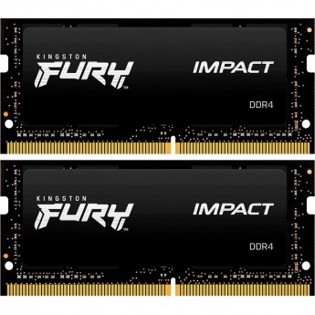 Оперативная память 32Gb DDR4 3200MHz KINGSTON FURY IMPACT SO-DIMM (KF432S20IBK2/32) (2x16Gb KIT)