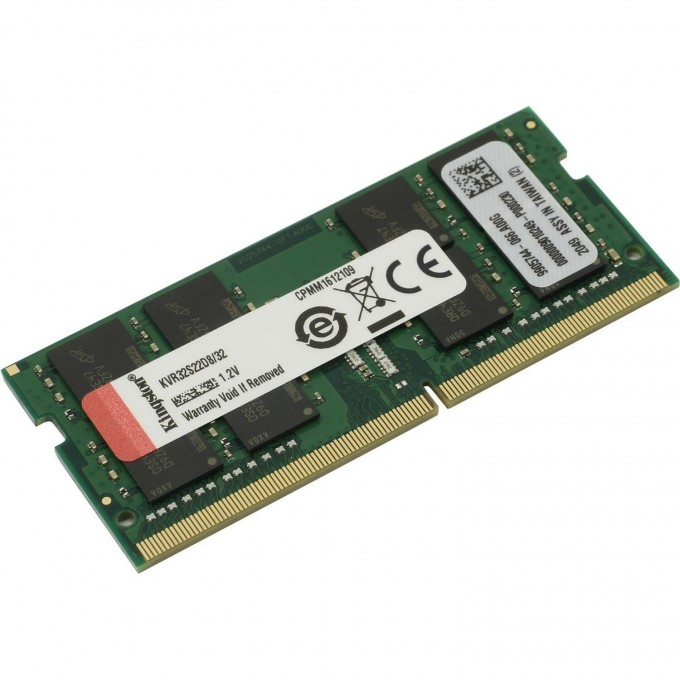 Оперативная память 32Gb DDR4 3200MHz KINGSTON SO-DIMM () KVR32S22D8/32