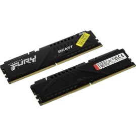 Оперативная память 32Gb DDR5 5200MHz KINGSTON FURY BEAST (KF552C40BBK2-32) (2x16Gb KIT)