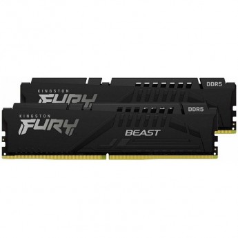 Оперативная память 32Gb DDR5 5600MHz KINGSTON FURY BEAST (KF556C36BBEK2-32) (2x16Gb KIT)