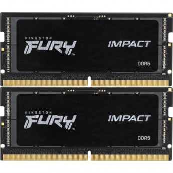 Оперативная память 32Gb DDR5 6400MHz KINGSTON FURY IMPACT SO-DIMM (KF564S38IBK2-32) (2x16Gb KIT)