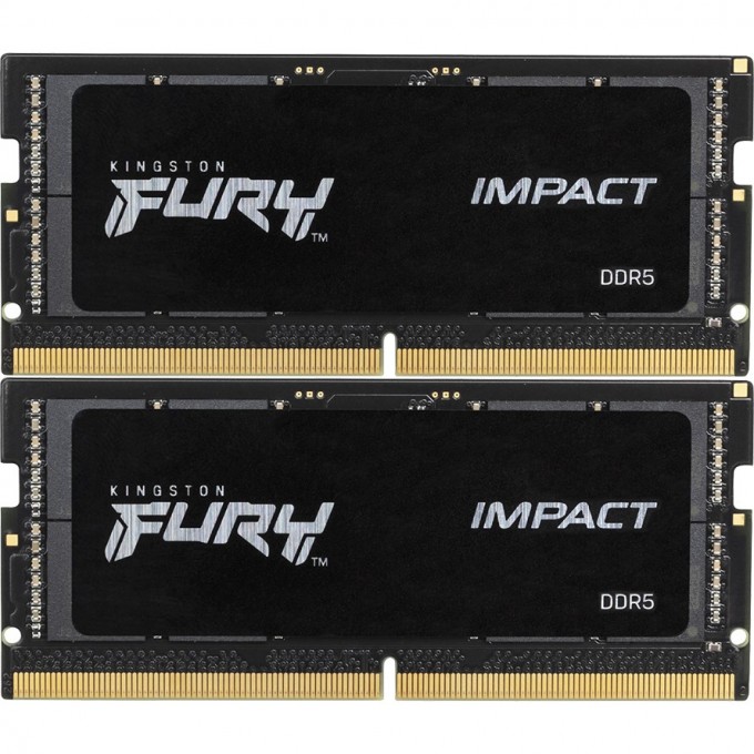 Оперативная память 32Gb DDR5 6400MHz KINGSTON FURY IMPACT SO-DIMM () (2x16Gb KIT) KF564S38IBK2-32