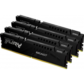 Оперативная память 64Gb DDR5 6000MHz KINGSTON FURY BEAST (KF560C40BBK4-64) (4x16Gb KIT)