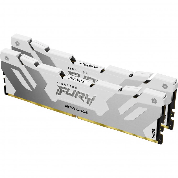 Оперативная память 64Gb DDR5 6000MHz KINGSTON FURY RENEGADE WHITE () (2x32Gb KIT) KF560C32RWK2-64