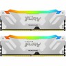 Оперативная память 64Gb DDR5 6000MHz KINGSTON FURY RENEGADE WHITE RGB () (2x32Gb) KF560C32RWAK2-64