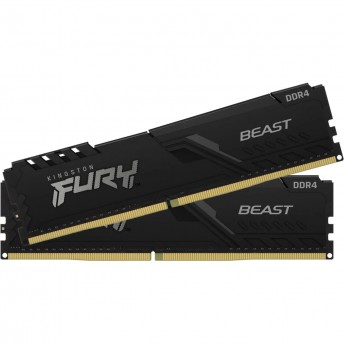 Оперативная память 8Gb DDR4 2666MHz KINGSTON FURY BEAST BLACK (KF426C16BBK2/8) (2x4Gb KIT)