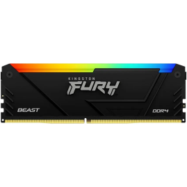 Оперативная память 8Gb DDR4 3200MHz KINGSTON FURY BEAST RGB (KF432C16BB2A/8)