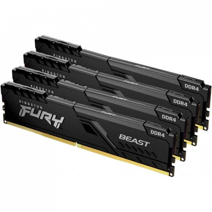 Оперативная память KINGSTON Fury Beast Black KF436C18BBK4/128 662199