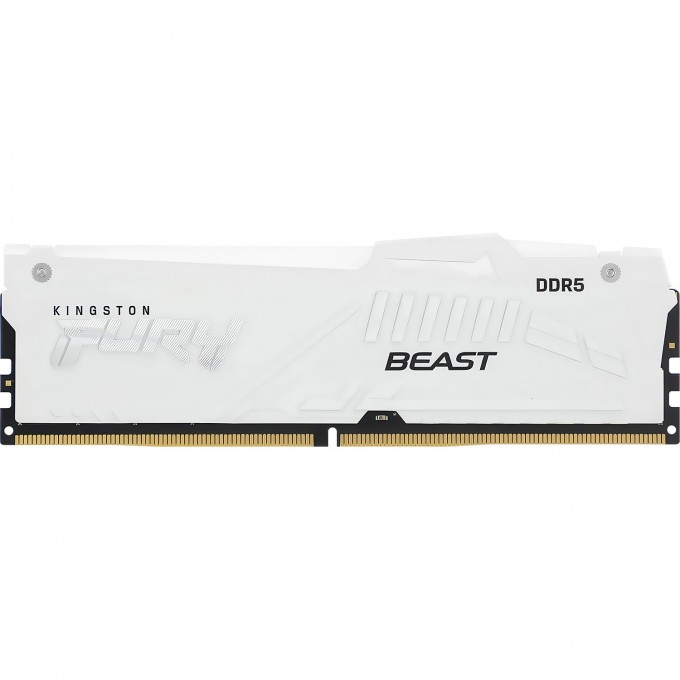Память оперативная KINGSTON 32GB 6400MT/s DDR5 CL32 DIMM FURY Beast White RGB XMP KF564C32BWA-32 Память оперативная KINGSTON 32GB 6400MT/s DDR5 CL32 DIMM FURY Beast White RGB XMP KF564C32BWA-32