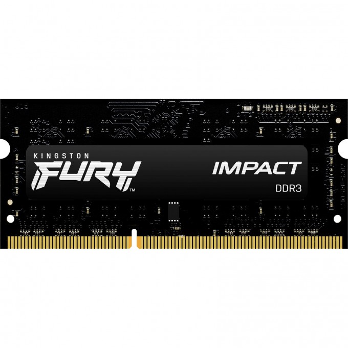 Память оперативная Kingston 4GB 1866MHz DDR3LCL11SODIMM1.35V FURY Impact KF318LS11IB/4