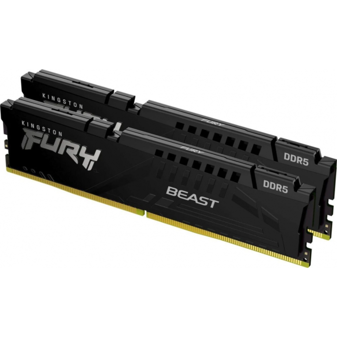 Память оперативная KINGSTON FURY BEAST BLACK 64GB 5600MT/s DDR5 CL36 DIMM (Kit of 2) KF556C36BBE2K2-64 Память оперативная KINGSTON FURY BEAST BLACK 64GB 5600MT/s DDR5 CL36 DIMM (Kit of 2) KF556C36BBE2K2-64