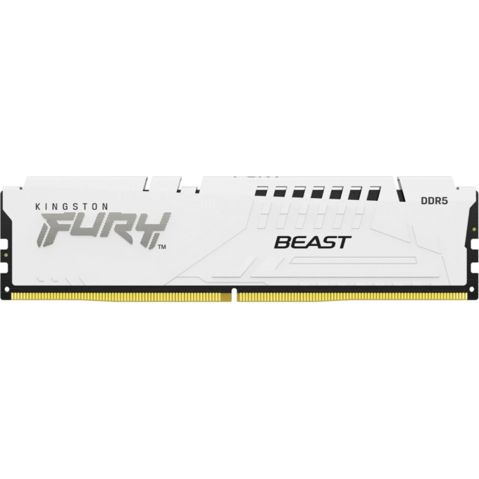 Память оперативная KINGSTON FURY BEAST WHITE XMP 32GB 6000MT/s DDR5 CL30 DIMM KF560C30BW-32 Память оперативная KINGSTON FURY BEAST WHITE XMP 32GB 6000MT/s DDR5 CL30 DIMM KF560C30BW-32