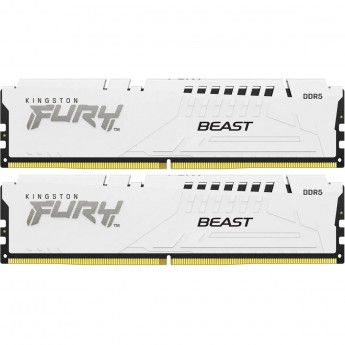 Память оперативная KINGSTON FURY BEAST WHITE32GB 5600MT/s DDR5 CL36 DIMM