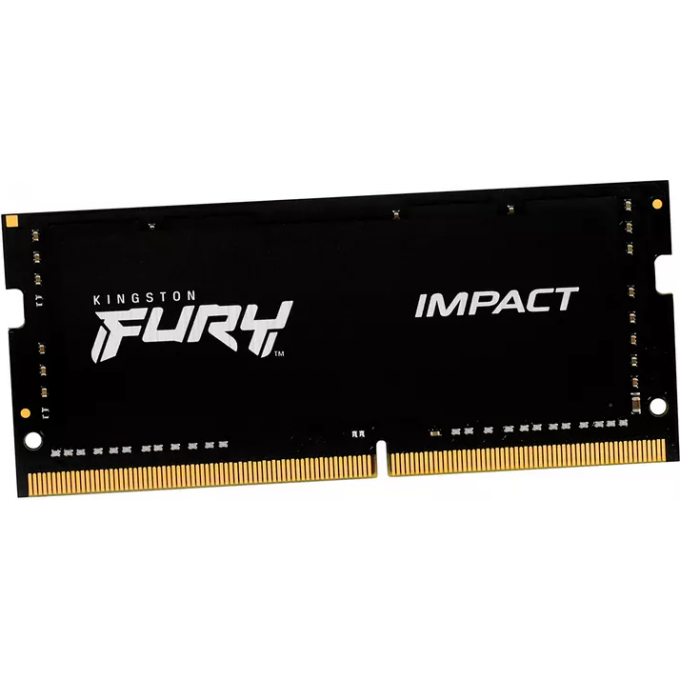 Память оперативная KINGSTON FURY IMPACT XMP 16GB 6000MT/s DDR5 CL38 SODIMM KF560S38IB-16 Память оперативная KINGSTON FURY IMPACT XMP 16GB 6000MT/s DDR5 CL38 SODIMM KF560S38IB-16