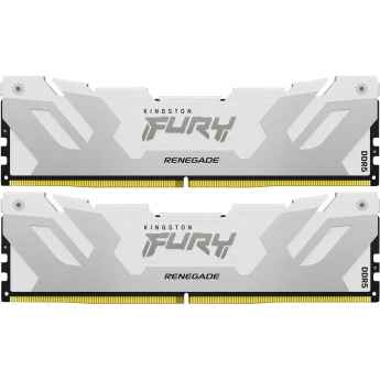 Память оперативная KINGSTON FURY RENEGADE WHITE XMP 32GB 8000MT/s DDR5 CL38 DIMM Память оперативная KINGSTON FURY RENEGADE WHITE XMP 32GB 8000MT/s DDR5 CL38 DIMM