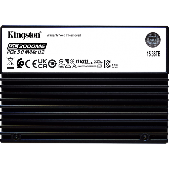 Твердотельный накопитель KINGSTON SSD DC3000ME 15360GB SEDC3000ME/15T3 Твердотельный накопитель KINGSTON SSD DC3000ME 15360GB SEDC3000ME/15T3