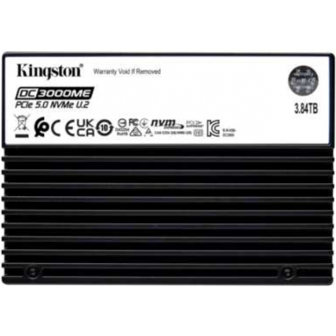 Твердотельный накопитель KINGSTON SSD DC3000ME 3840GB SEDC3000ME/3T8 Твердотельный накопитель KINGSTON SSD DC3000ME 3840GB SEDC3000ME/3T8
