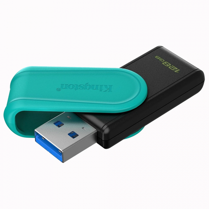 USB Flash накопитель 128Gb KINGSTON DATATRAVELER EXODIA S Black/Turquoise () DTXS/128GB
