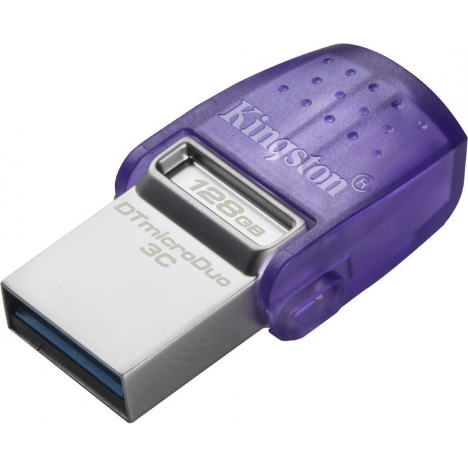 USB Flash накопитель 128Gb KINGSTON DATATRAVELER MICRODUO 3C G3 () DTDUO3CG3/128GB